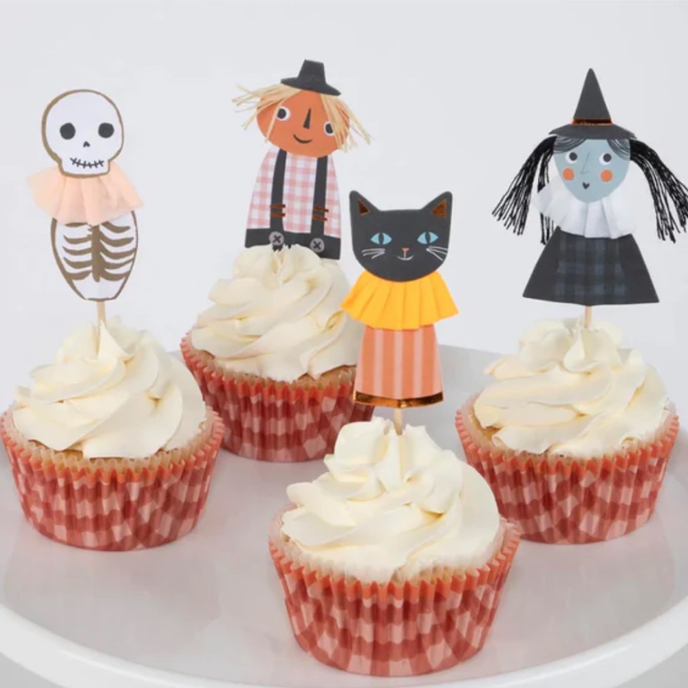 Meri Meri Halloween Cupcake kit 24 cases & 24 toppers